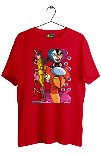 Men's t-shirt with prints Mazinger Z Aphrodite. Anime, aphrodite, manga, mazinger z, mecha, robots. 2070702