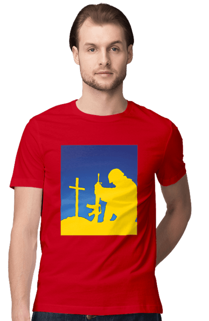 Футболка чоловіча з принтом "Патріот". Патриот, патриотизм, победа, свобода, украина, украинец. 2070702