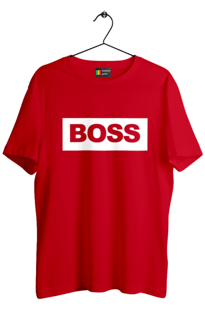 Футболка чоловіча з принтом "Boss". Босс, головний, господар, директор, шеф. futbolka.stylus.ua