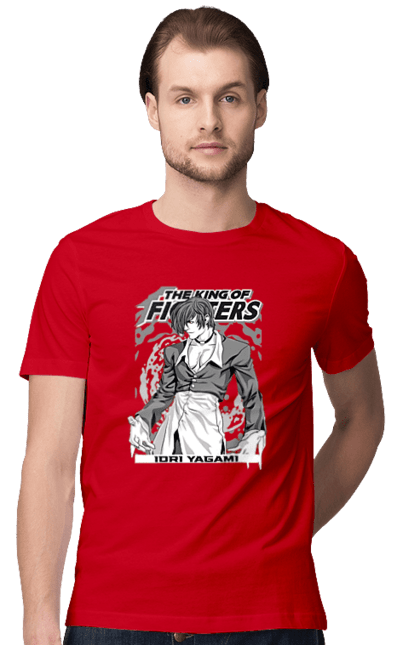 Men's t-shirt with prints The King of Fighters Iori Yagami. Game, iori yagami, king of fighters, rivals, video game. 2070702