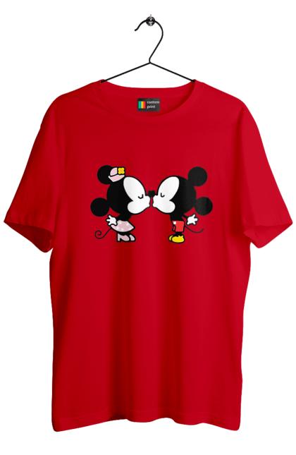 Футболка мужская с принтом 38. Mickey mouse, minnie mouse, дисней, микки, микки маус, минни маус, мультфильм. 2070702