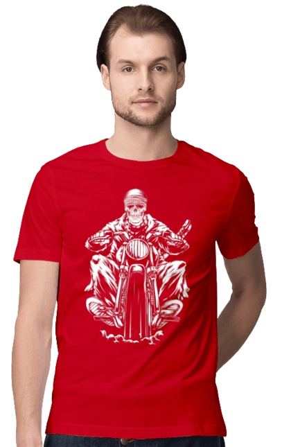 Череп на мотоциклі