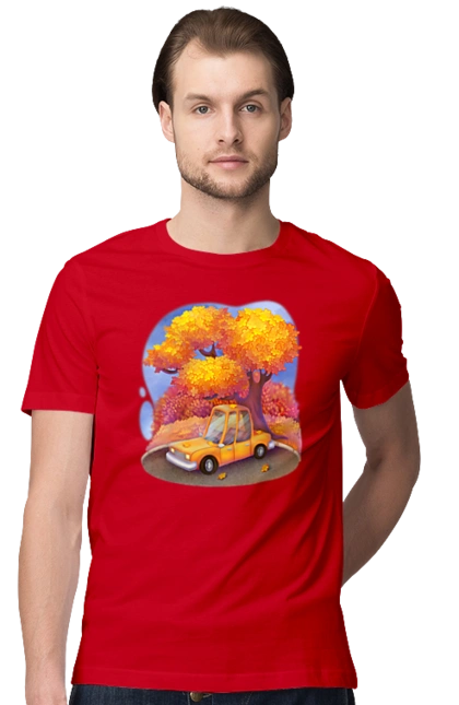 Осiнь Авто Дерево