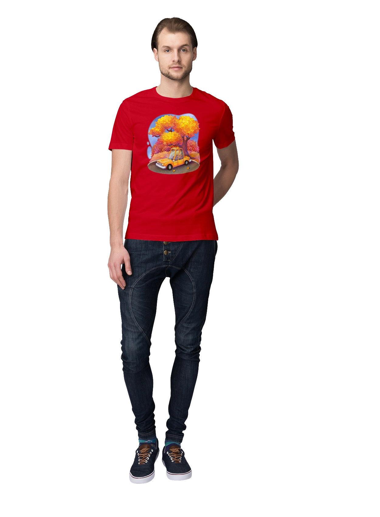 Осiнь Авто Дерево