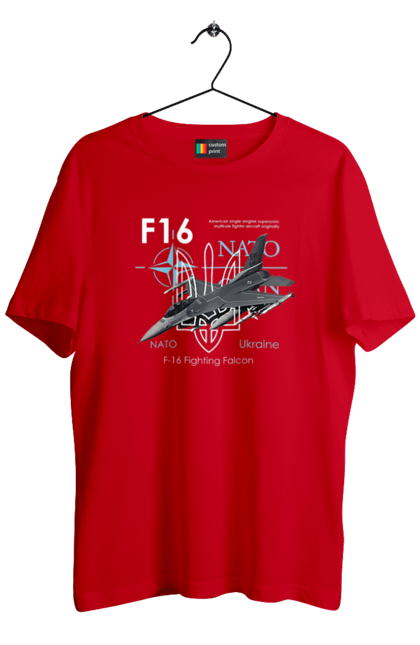 Футболка мужская с принтом F16. F16, nasams, zuzana, гаубица, два герба, залужный, сюзанно. 2070702
