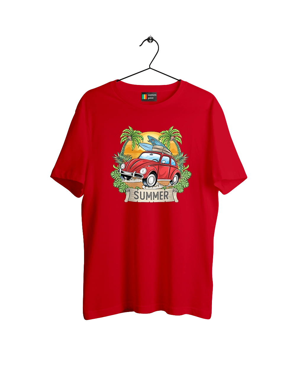 Summer, Car And Palm Trees