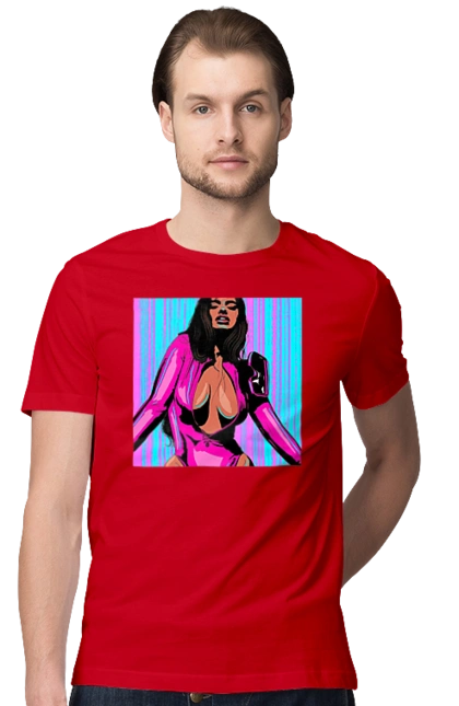 Girl With Deep Neckline