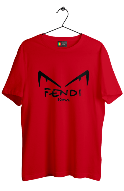 Футболка чоловіча з принтом "Fendi". Fendi, lvmh, бренд, будинок моди, італія, люкс, мода, одяг, сумка, фенді. 2070702