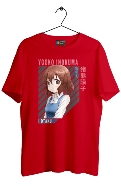 Men's t-shirt with prints Kiniro Mosaic Yoko Inokuma. Anime, gold mosaic, kiniro mosaic, kinmoza, manga, yoko, yoko inokuma. 2070702