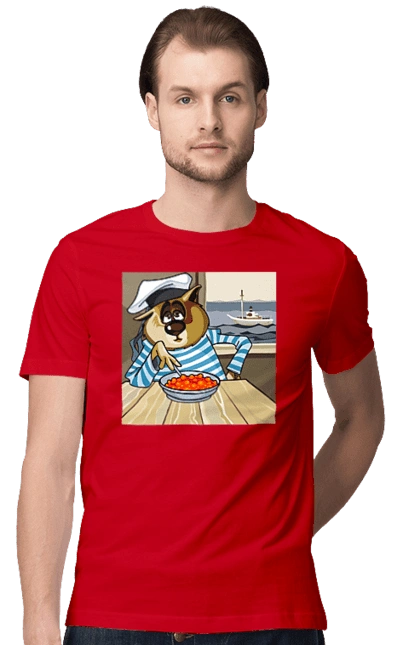 Cat Sailor, On The Ship Eats Red Caviar