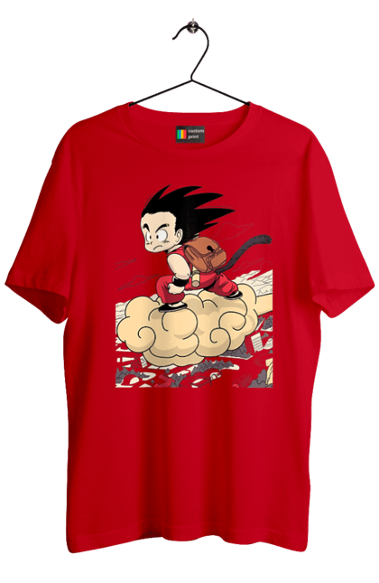 Футболка чоловіча з принтом "Перли дракона Сон Гоку". Dragon ball, manga, son goku, аніме, гоку, манга, перли дракона, сон гоку. 2070702