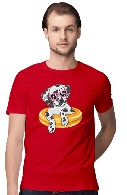 Dalmatian Swims In A Circle