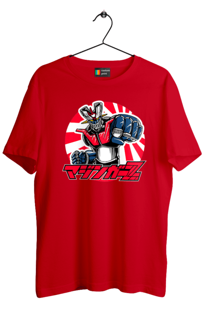 Men's t-shirt with prints Mazinger Z Grendizer. Anime, goldorak, goldrake, grendizer, manga, mazinger z, mecha, robots. 2070702