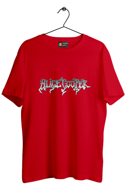 Men's t-shirt with prints Alice Cooper. Actor, alice cooper, hard rock, heavy metal, musician, rock, rock musician. 2070702