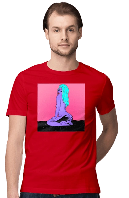 Purple Girl In Hands