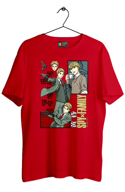 Men's t-shirt with prints Spy x Family Loid. Anime, anya, loid, manga, spy x family, yor. 2070702