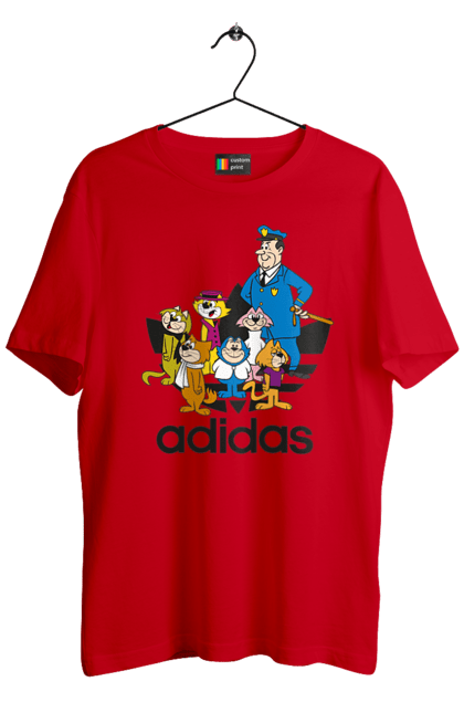 Футболка чоловіча з принтом "Adidas Top Cat". Adidas, top cat, адідас, кіт, коти, мульт, мультсеріал. 2070702