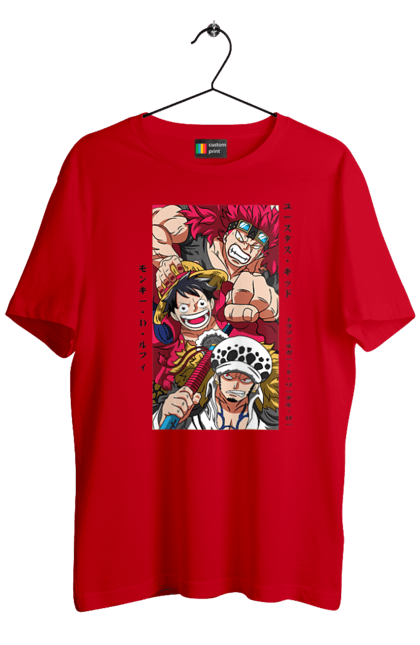 Футболка мужская с принтом Ван Пис Луффи. Luffy, one piece, аниме, большой куш, ван пис, луффи, манга, монки де луффи, пираты. 2070702