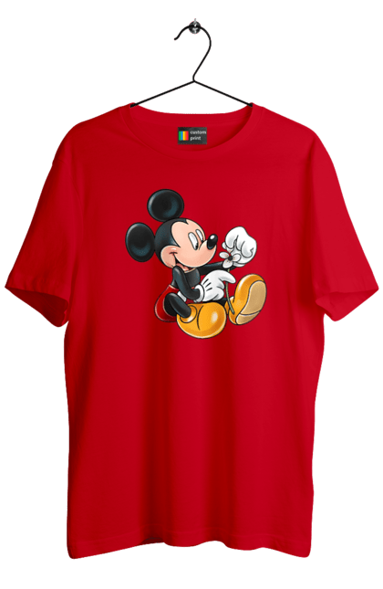 Футболка мужская с принтом Микки Маус. Mickey mouse, дисней, микки, микки маус, мультфильм. 2070702