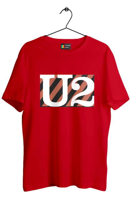 Men's t-shirt with prints Group U2. Alternative rock, dance rock, group, music, post-punk, rock, soft rock, tour. 2070702