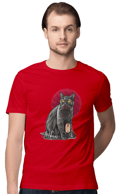 Футболка чоловіча з принтом "Кот програміст та мишка 404 День програміста". 404, andoid, aws, backend, c++, cloud, css, data, dev, devops, frontend, git, github, go, golang, google, html, ios, java, jquery, js, linux, nodejs, php, python, react, science, script, web, ай ті, айтішник, геймер, гик, кит, клавиши, код, комп, мем, мишка, ошибка, пародия, програміст, смешное, хакер. 2070702