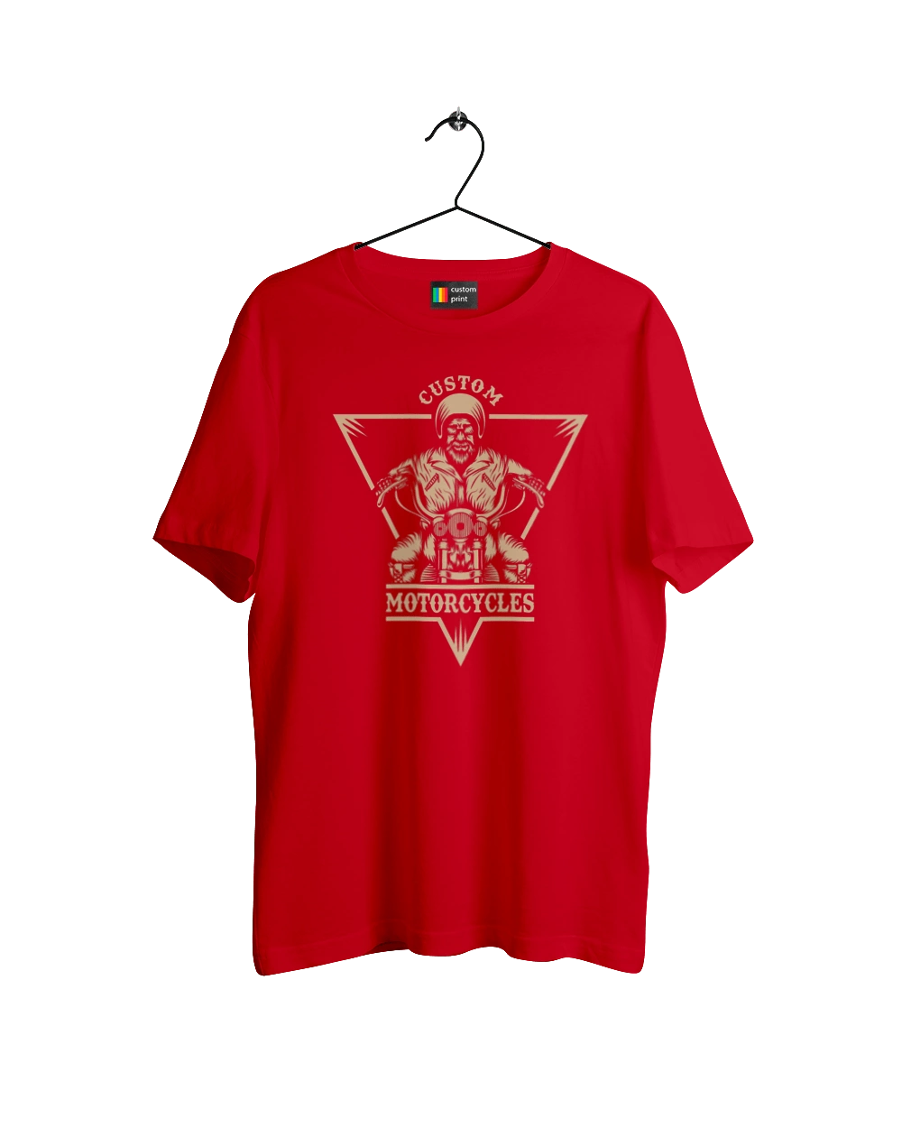 Скелет на мотоциклі