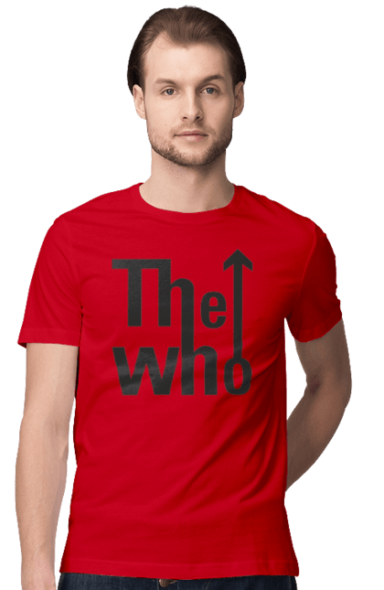 Футболка чоловіча з принтом "The Who". Who, арт рок, зе ху, музика, пауер поп, прото панк, рок, рок група, фрикбіт, хард рок. 2070702