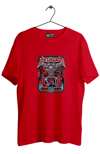 Men's t-shirt with prints Metallica. Hard rock, heavy metal, metallica, music, rock band, speed metal, thrash metal. 2070702