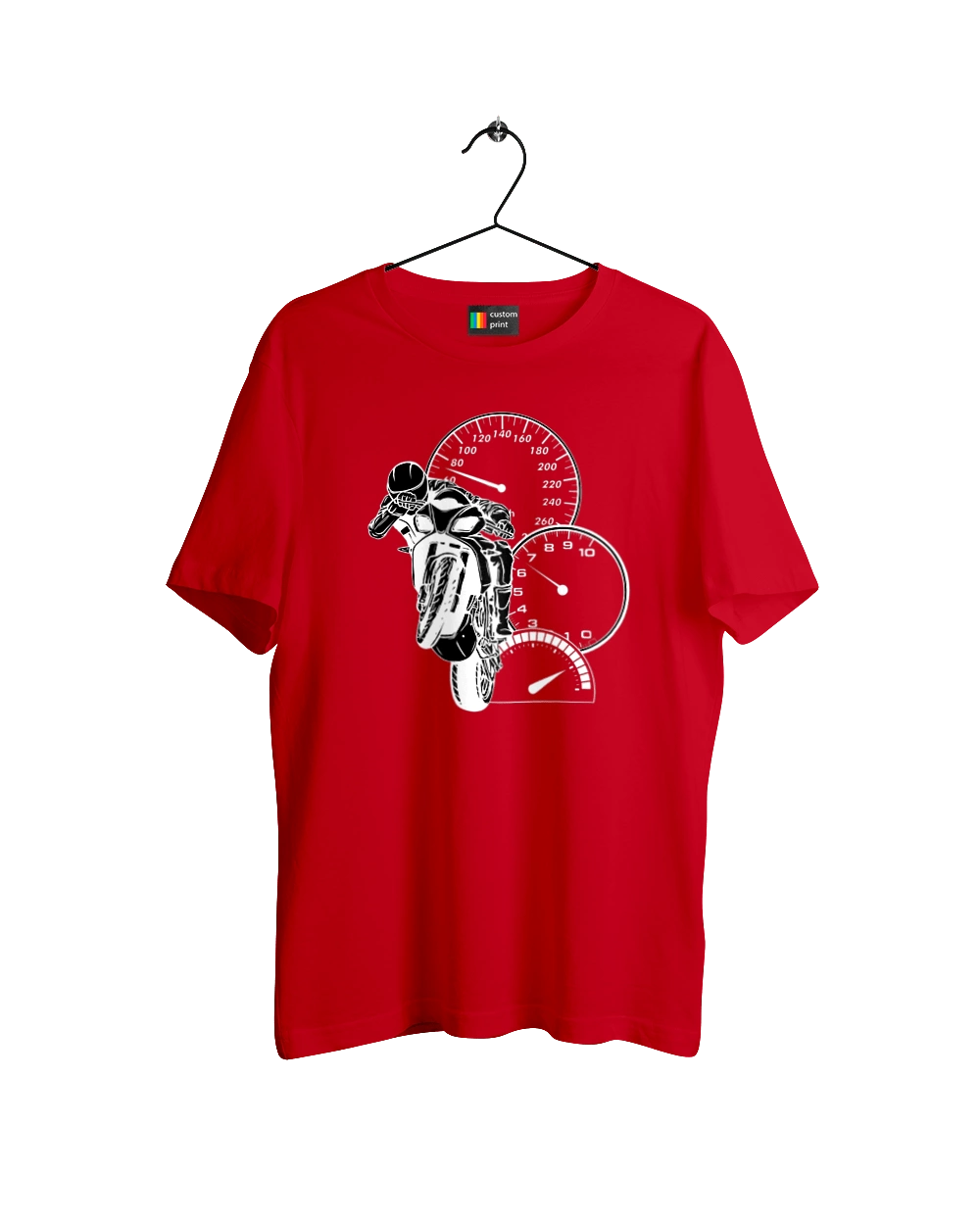 Motorcycle And Speed White