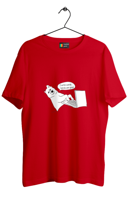 Футболка чоловіча з принтом "Собака програміст". Angular, c, css, html, it, javascript, jquery, php, python, react, svelt, vue, айтишник, айті, гумор, код, кодувати, прогер, програміст, програмісти, ти ж, ти ж програміст, тиж програміст. 2070702