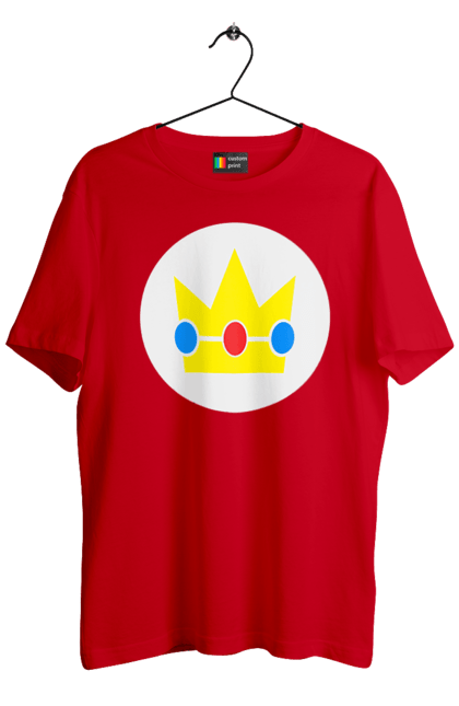 Men's t-shirt with prints Mario Bros. Princess Peach. Character, game, mario, mario bros, nintendo, princess peach, super mario bros. 2070702