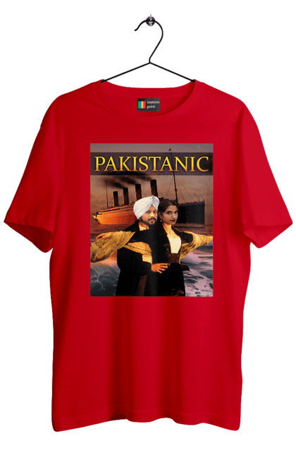 Футболка чоловіча з принтом "Pakistanic". Гумор, кіно, креативні, пакістан, приколи, прикольні, смішні, титанік, тренди, фільми. 2070702
