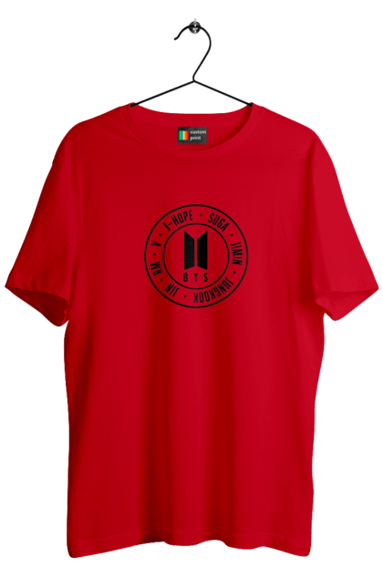 Men's t-shirt with prints BTS. Beyond the scene, bts, group, k pop, k-pop, music, musical group. 2070702