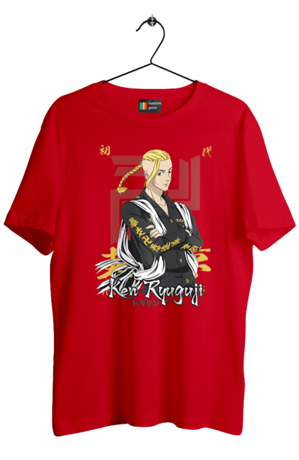 Men's t-shirt with prints Tokyo Revengers Draken. Anime, draken, ken ryuguji, ken-chin, manga, serial, tokyo manji gang, tokyo revengers. 2070702