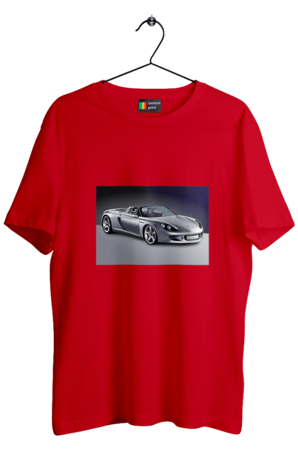 Men`s t-shirt with prints Auto.2. Auto, color image, compartment, photo, sports car. 2070702