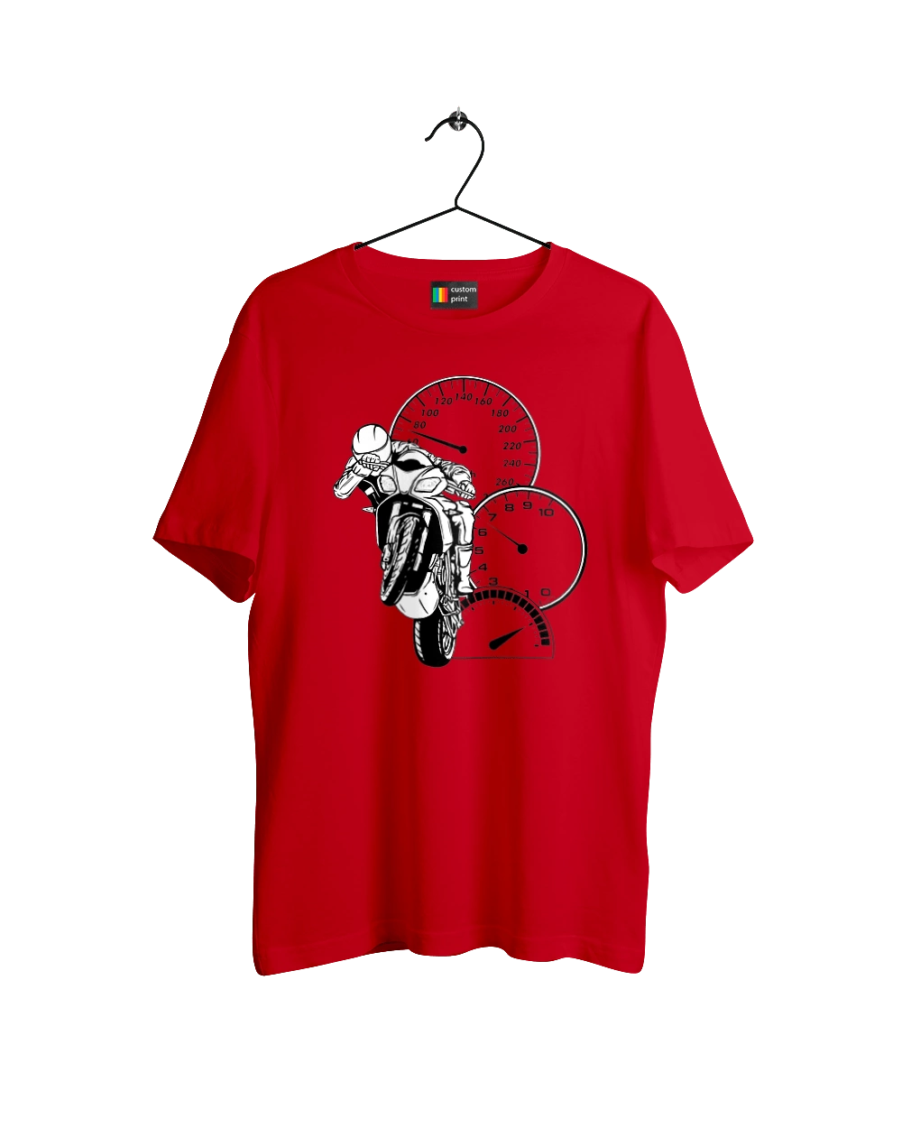 Motorcycle Speed Black