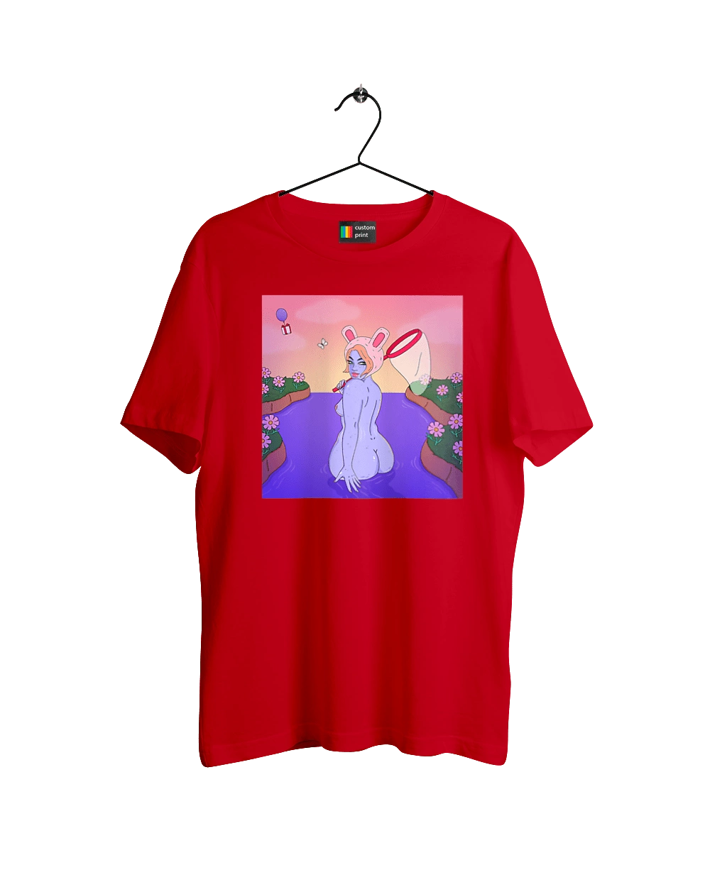 Фіолетова Дівчина На Полюванні