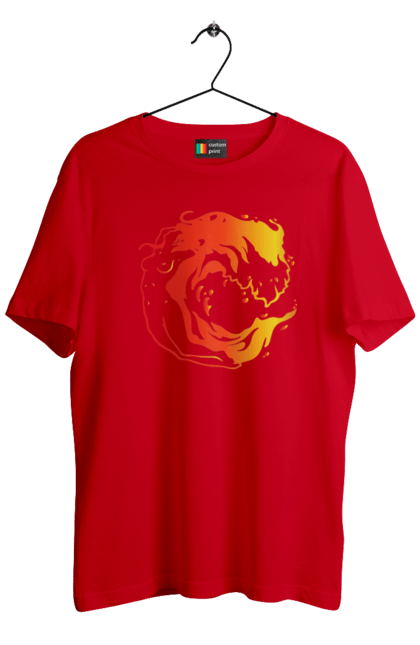 Men`s t-shirt with prints Girl wave. Girl, sea, wave. 2070702