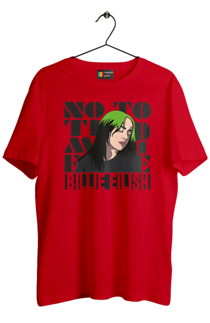 Men`s t-shirt with prints Billie Eilish. Billie eilish, billie eilish logo, billie eilish print, singer billie eilish. 2070702