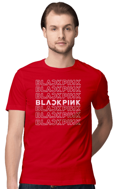 Men's t-shirt with prints Blackpink. Blackpink, group, k pop, k-pop, music, musical group, yg entertainment. 2070702