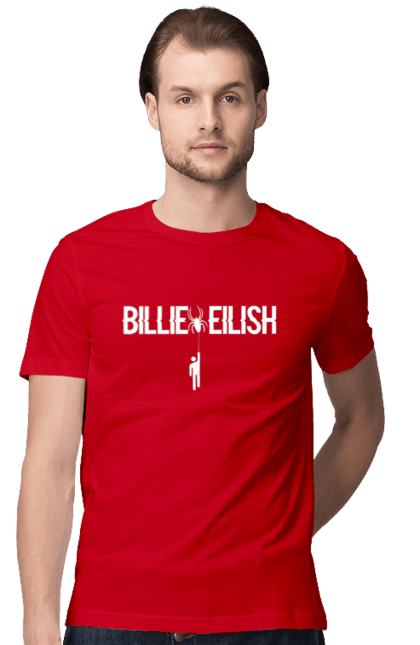 Men`s t-shirt with prints Billie Eilish. Billie eilish, billie eilish logo, billie eilish print, singer billie eilish. 2070702