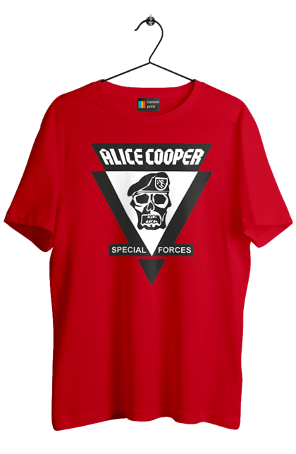 Men's t-shirt with prints Alice Cooper. Actor, alice cooper, hard rock, heavy metal, musician, rock, rock musician. 2070702