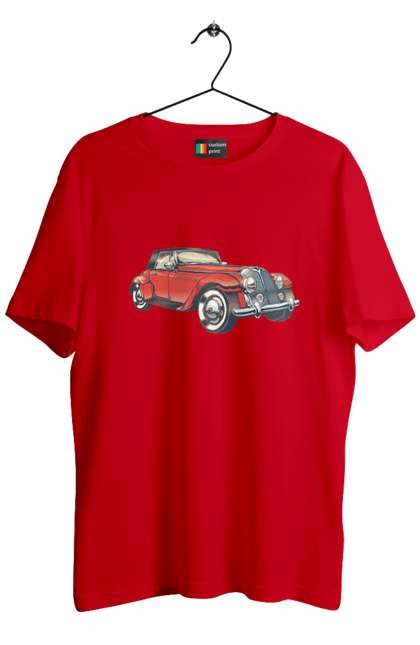 Футболка чоловіча з принтом "Автомобіль Раритет". Авто, автомобіль, ретро. 2070702