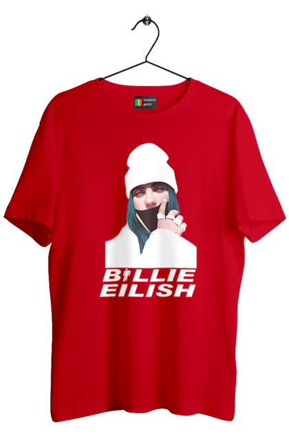 Men`s t-shirt with prints Billie Eilish. Billie eilish, billie eilish logo, billie eilish print, singer billie eilish. 2070702