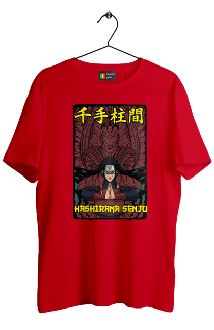 Men's t-shirt with prints Naruto Hashirama. Anime, character, hashirama, hashirama senju, hokage, manga, naruto, ninja, tv series. 2070702