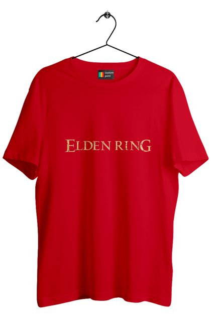 Футболка чоловіча з принтом "Elden Ring". Elden ring, playstation, ps5, виживання, гра, жахи, комп`ютерна гра, людожери. ART принт на футболках