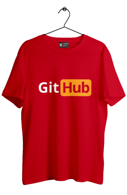 Футболка чоловіча з принтом "Гіт Хаб". Айті, айтішник, гіт хаб, для айтішника, для програміста, подарунок айтішнику, подарунок програмісту, програміст, розробник. 2070702