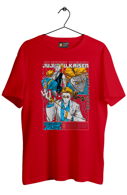 Men's t-shirt with prints Jujutsu Kaisen Nanami. Anime, dark fantasy, jujutsu kaisen, magic battle, manga, mystic, nanami, nanami kento. 2070702