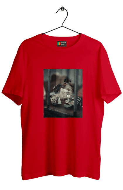 Футболка чоловіча з принтом "Мото". Байк, дорога, мото, сила, швидкість. 2070702