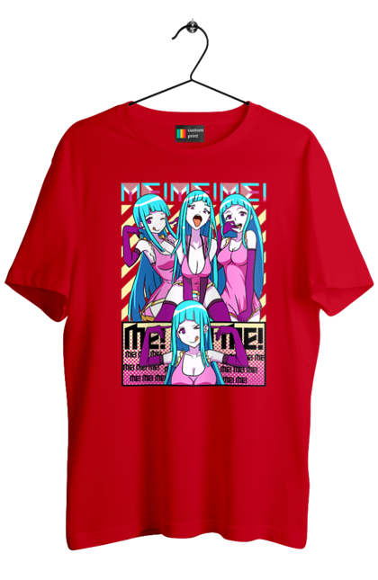 Men's t-shirt with prints Me! Me! Me!. Anime, clip, daoko, teddyloid, young woman. 2070702